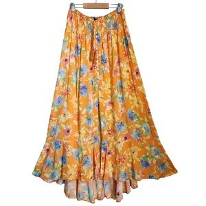 Cynthia Rowley Orange Floral Dress Size M